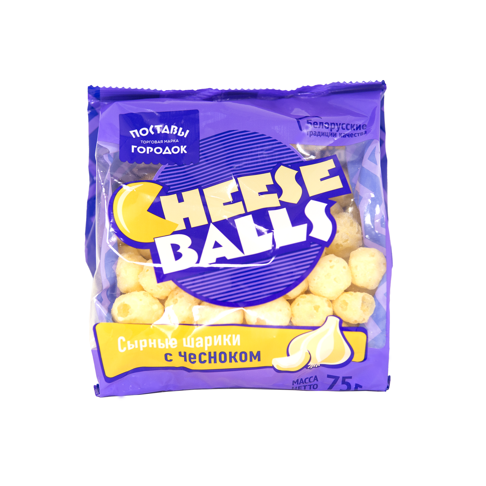 Сыр сухой "Сырные шарики CHESSE BALLS" соленый с чесноком массовая доля жира в сухом веществе 43,0%