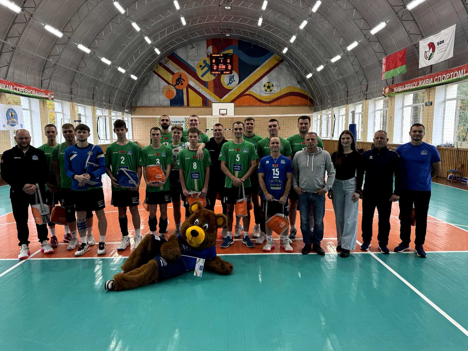 ОАО Поставский молочный завод поддержал ВК Атлант на открытие нового сезона ОАО Поставский молочный завод поддержал ВК Атлант на открытие нового сезона