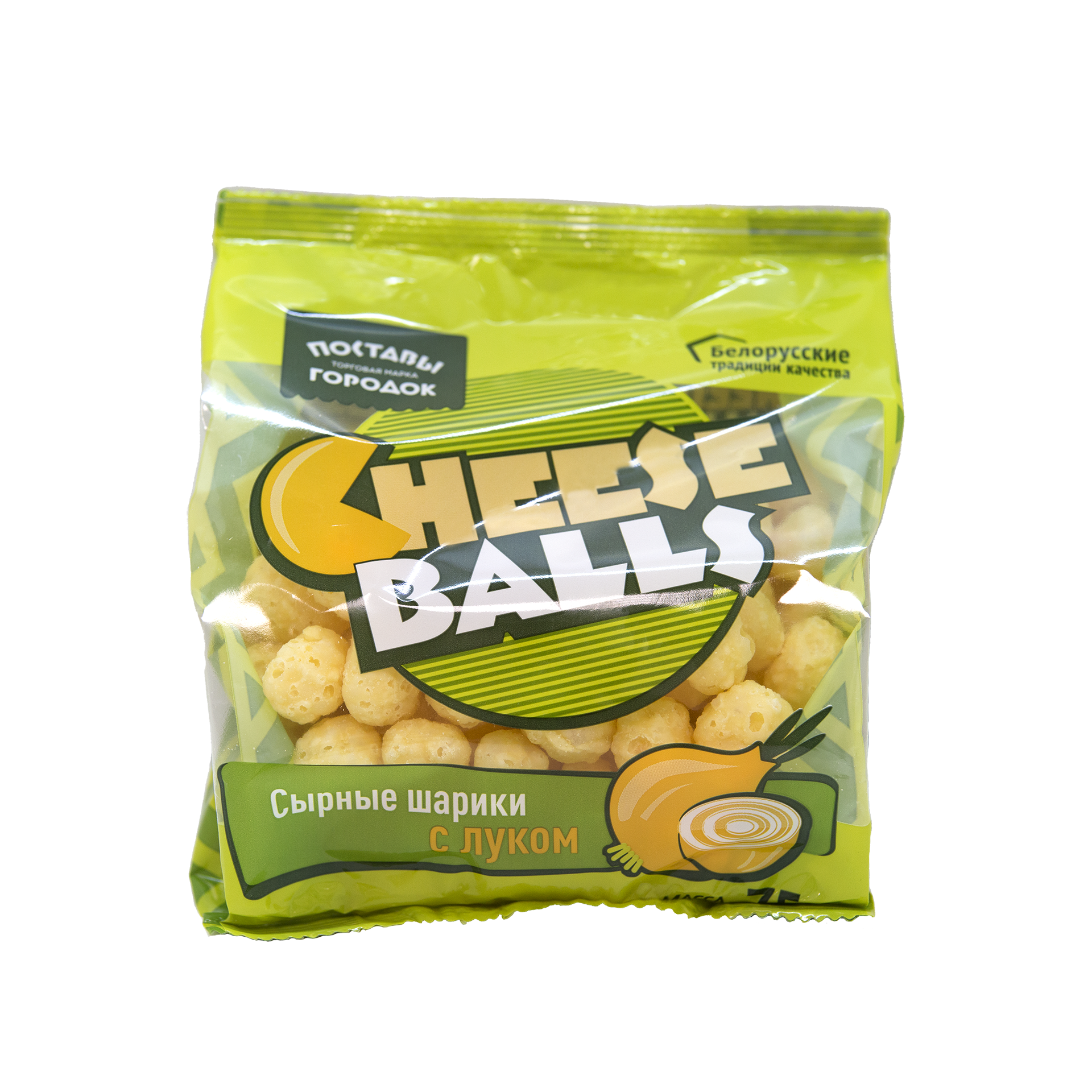 Сыр сухой "Сырные шарики CHESSE BALLS" соленый с луком репчатым массовая доля жира в сухом веществе 43,0%